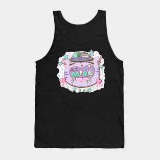 Fat cat wants it all in kawaii style Tank Top